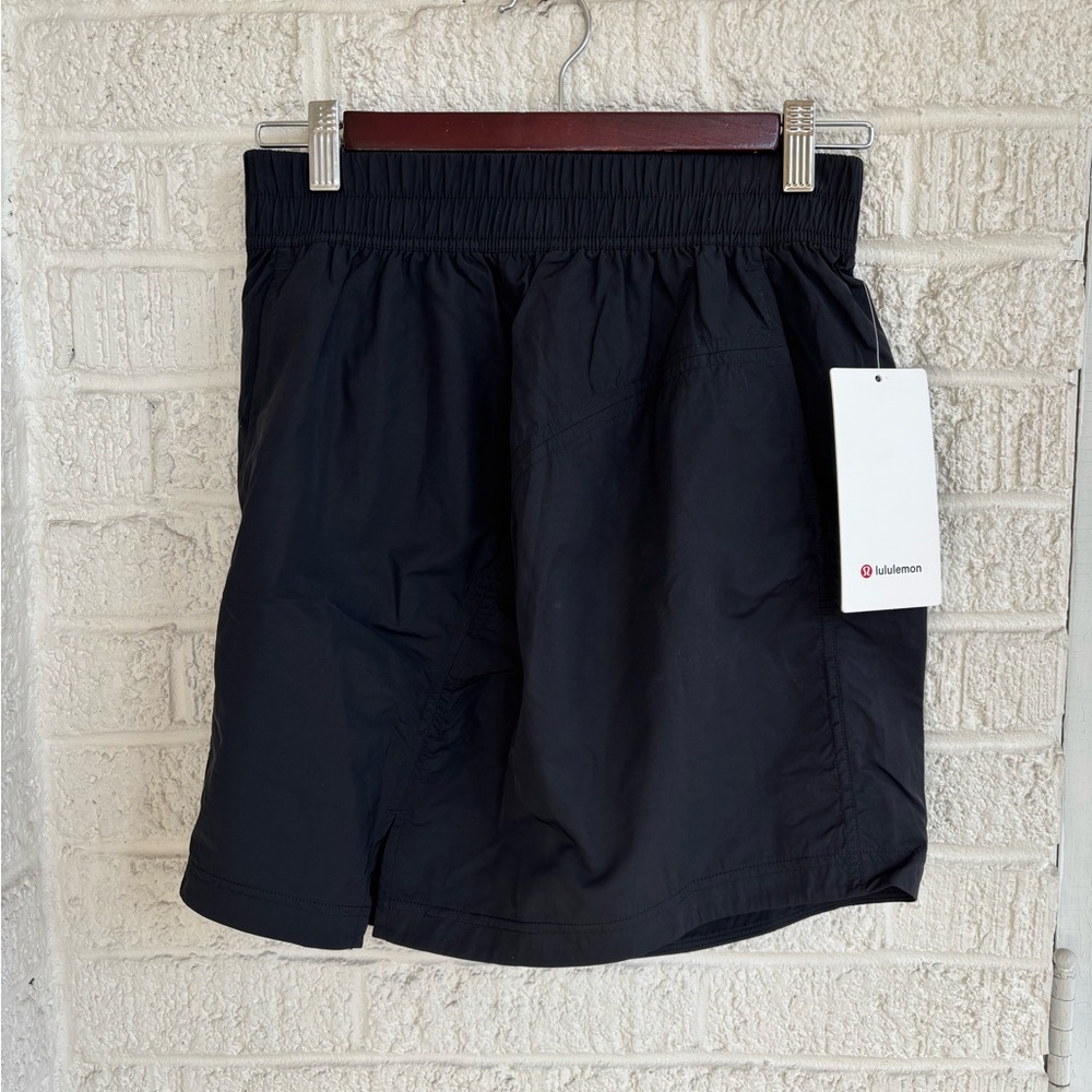 Lululemon Ruched High-Rise Mini Skirt
